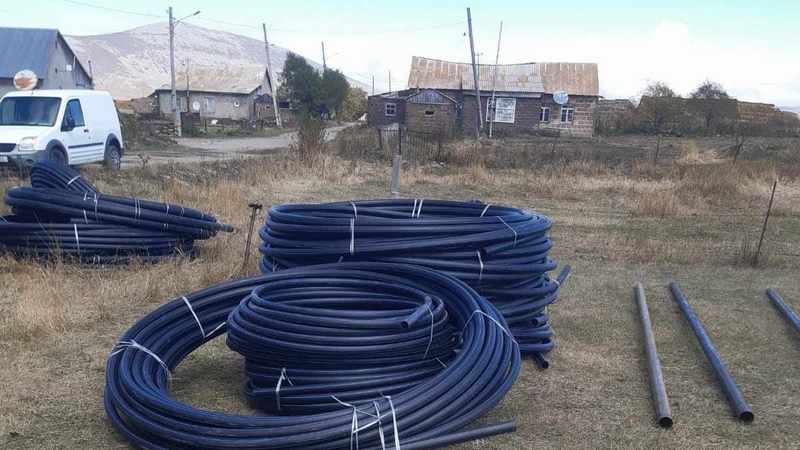 Завершен ремонт водопровода села Ждановакан. Программа «Помощь селу»