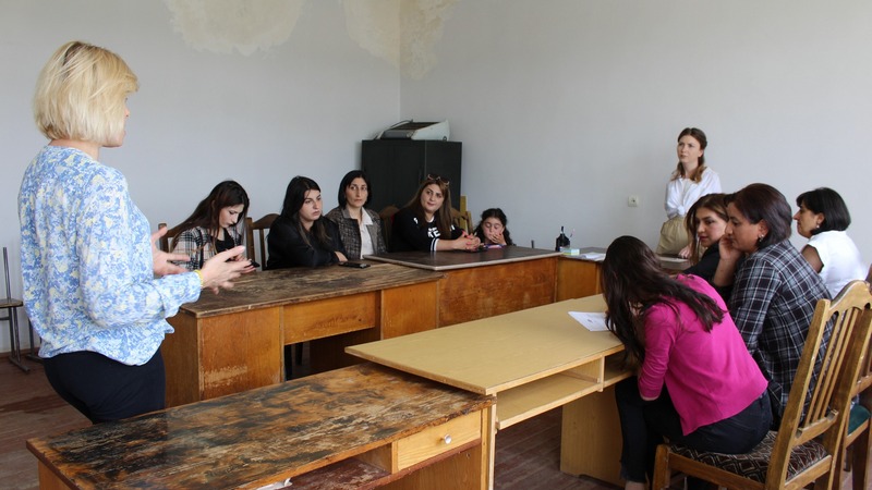 Медиа центр Самцхе-Джавахети провёл встречи в Ниноцминда для расширения прав и возможностей женщин