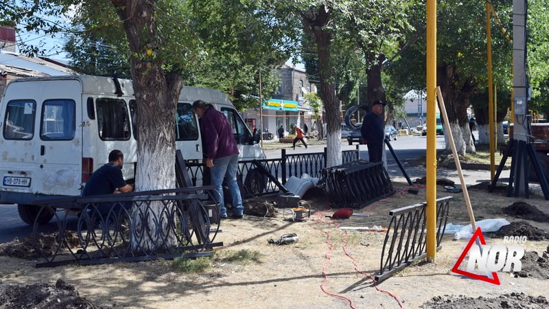 Благоустройство центральной улицы города Ниноцминда