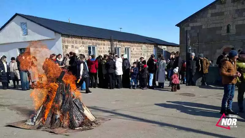 Трндез торжественно отпраздновали в церкви  села Малый Ханчалы