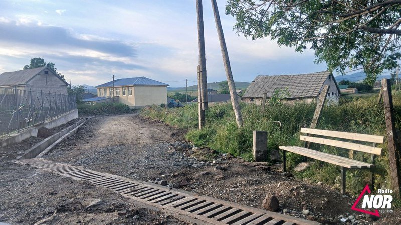 В селе Каурма близятся к завершению земляные работы на внутри сельских  дорогах