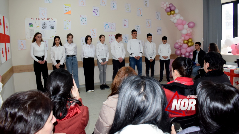 День грузинского языка отметили в школе N1 города Ниноцминда\фото