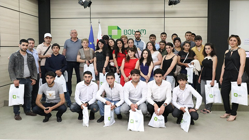 Молодёжь Ниноцминдского и Ахалкалакского муниципалитетов посетила ЦИК в городе Тбилиси