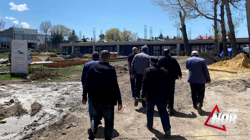 Продолжается строительство №1 школы города Ниноцминда